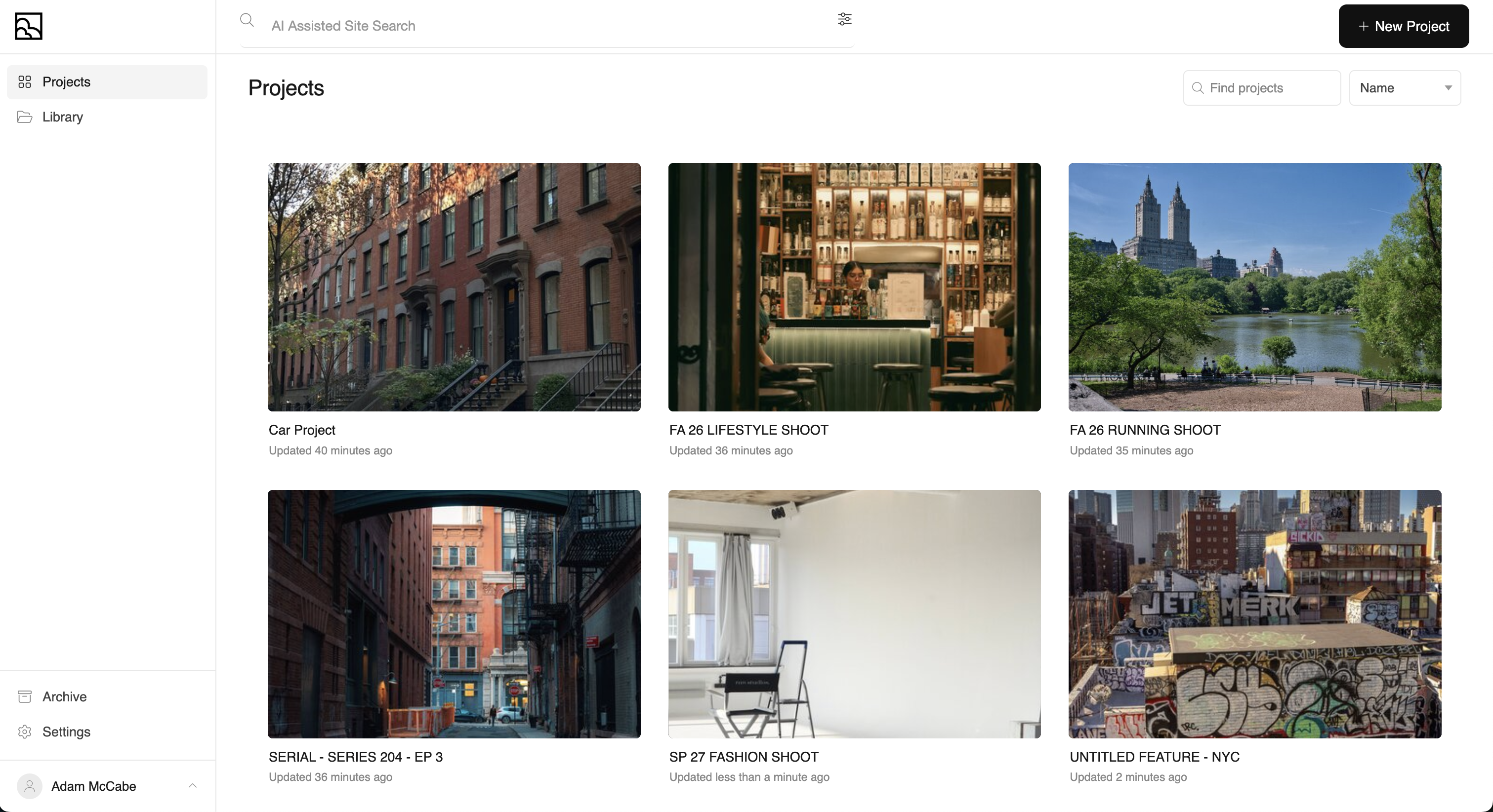 ScoutCloud Projects — your locations organized beautifully